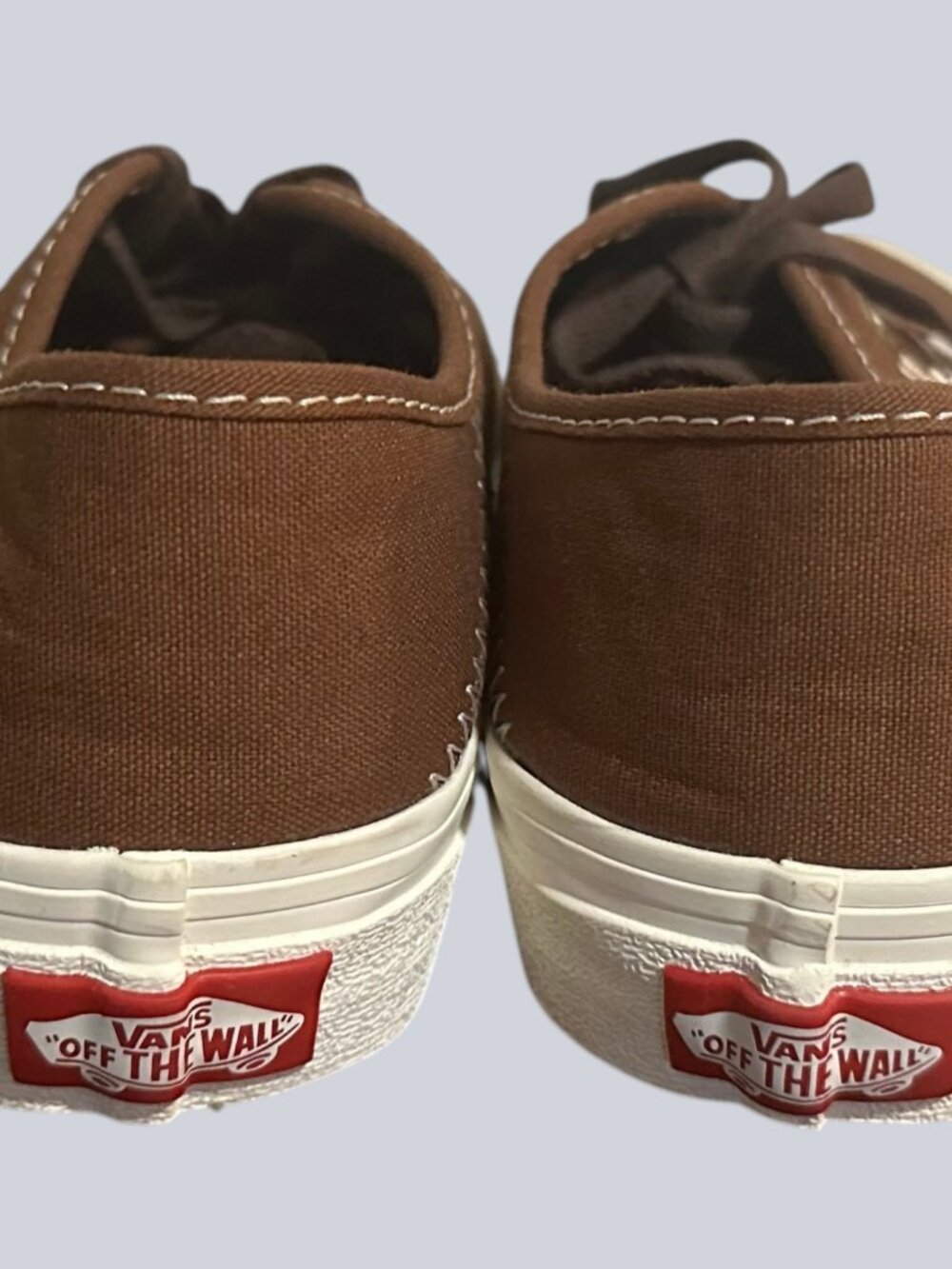 Vans Brown Canvas Sneakers with Floral Embroidery Size 6.5 - Picture 4 of 4